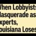 When Lobbyists Masquerade as Experts, Louisiana Loses