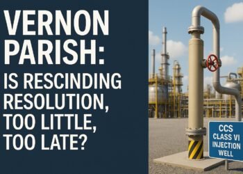 Vernon Parish to Rescind CCS Support, Fast-Track Carbon Project in Question