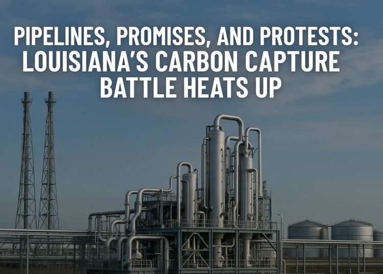 Pipelines, Promises, and Protests: Louisiana’s Carbon Capture Battle Heats Up