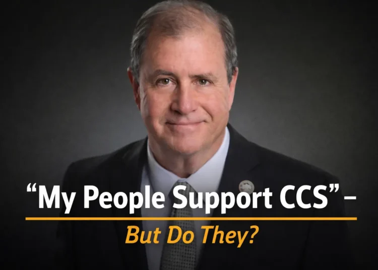 “Whose Voice Is It, Really?” — Neil Riser’s Push for CCS and the Silence of His Constituents